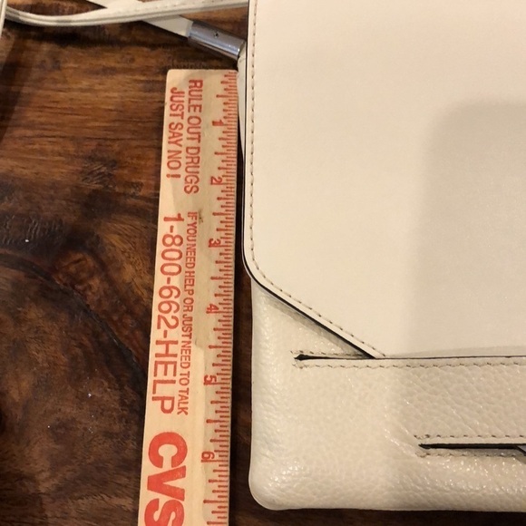Banana Republic Cream Leather Clutch Crossbody - Picture 10 of 11
